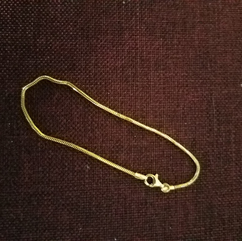 18K Gold Snake Chain Bracelet